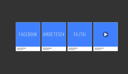 Facebook hirdetések fajtái
